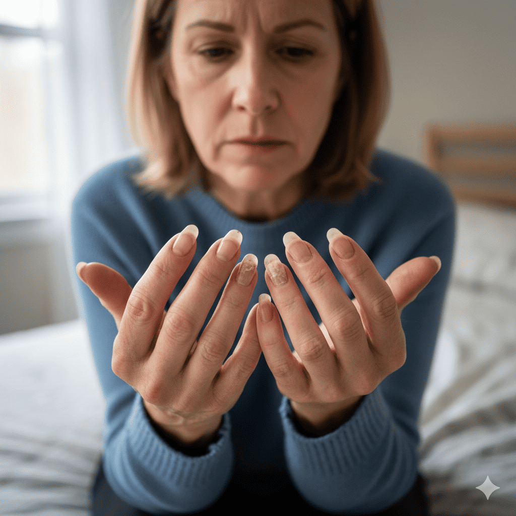 Fragilidade, micose e inflamações